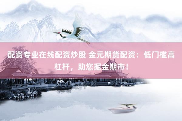 配资专业在线配资炒股 金元期货配资：低门槛高杠杆，助您掘金期市！