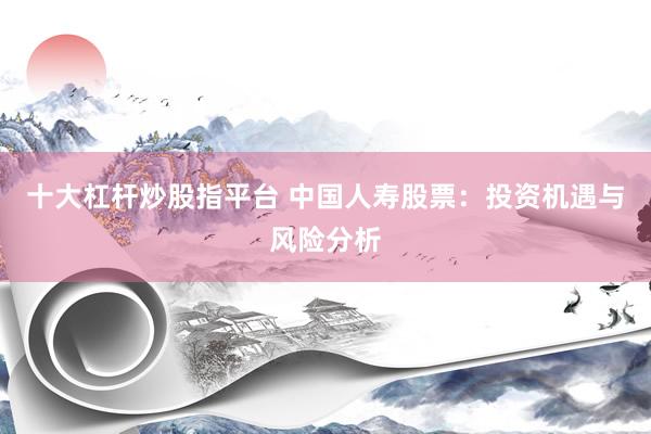 十大杠杆炒股指平台 中国人寿股票：投资机遇与风险分析