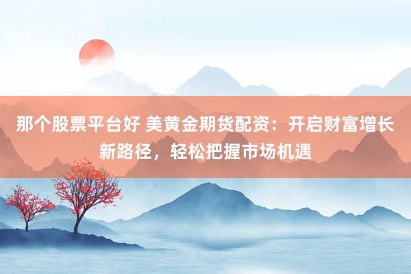 那个股票平台好 美黄金期货配资：开启财富增长新路径，轻松把握市场机遇